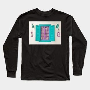 window with the lamp of the lantern Long Sleeve T-Shirt